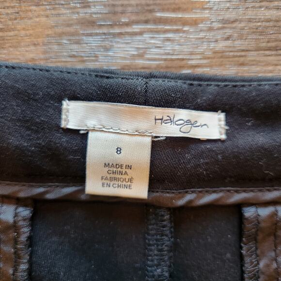 HALOGEN Nordstrom Black Slight Bootcut Stretchy Dress Pant 8 - Picture 3 of 10